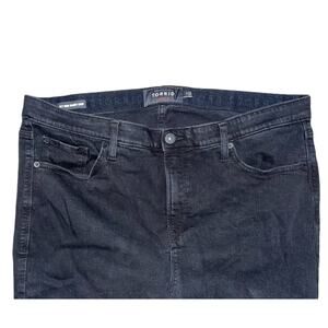 Torrid Sky High Skinny Crop Women's Black Jeans size 20